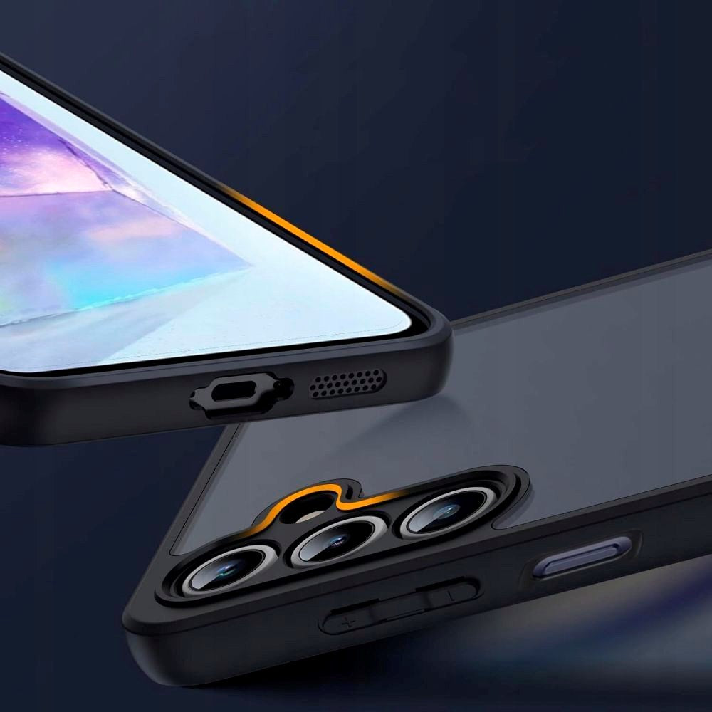Motorola Moto G55 Tech-Protect MagMat Plast Deksel - Gjennomsiktig / Svart