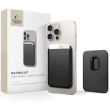 Tech-Protect MagWallet Kunstskinn Kortholder - MagSafe Kompatibel - Svart
