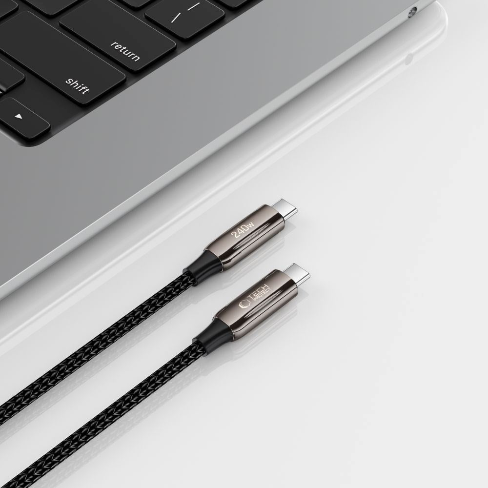 Tech-Protect Ultraboost UB10T PD 240W USB-C til USB-C-Kabel 1m - Svart