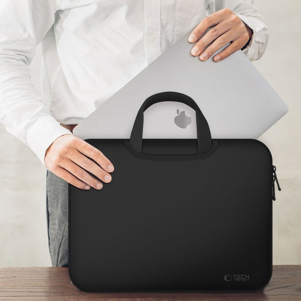 Tech-Protect Neopren Laptopveske 15-16" - Svart