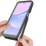 Samsung Galaxy A16 (4G/5G) Tech-Protect DEFENSE360 Deksel med Skjermbeskytter - Gjennomsiktig / Svart