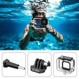 Tech-Protect GA200 Vanntett Deksel GoPro Hero 9 / 10 / 11 / 12 / 13 - Gjennomsiktig