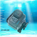 Tech-Protect GA200 Vanntett Deksel GoPro Hero 9 / 10 / 11 / 12 / 13 - Gjennomsiktig