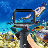 Tech-Protect GA200 Vanntett Deksel GoPro Hero 9 / 10 / 11 / 12 / 13 - Gjennomsiktig