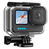 Tech-Protect GA200 Vanntett Deksel GoPro Hero 9 / 10 / 11 / 12 / 13 - Gjennomsiktig