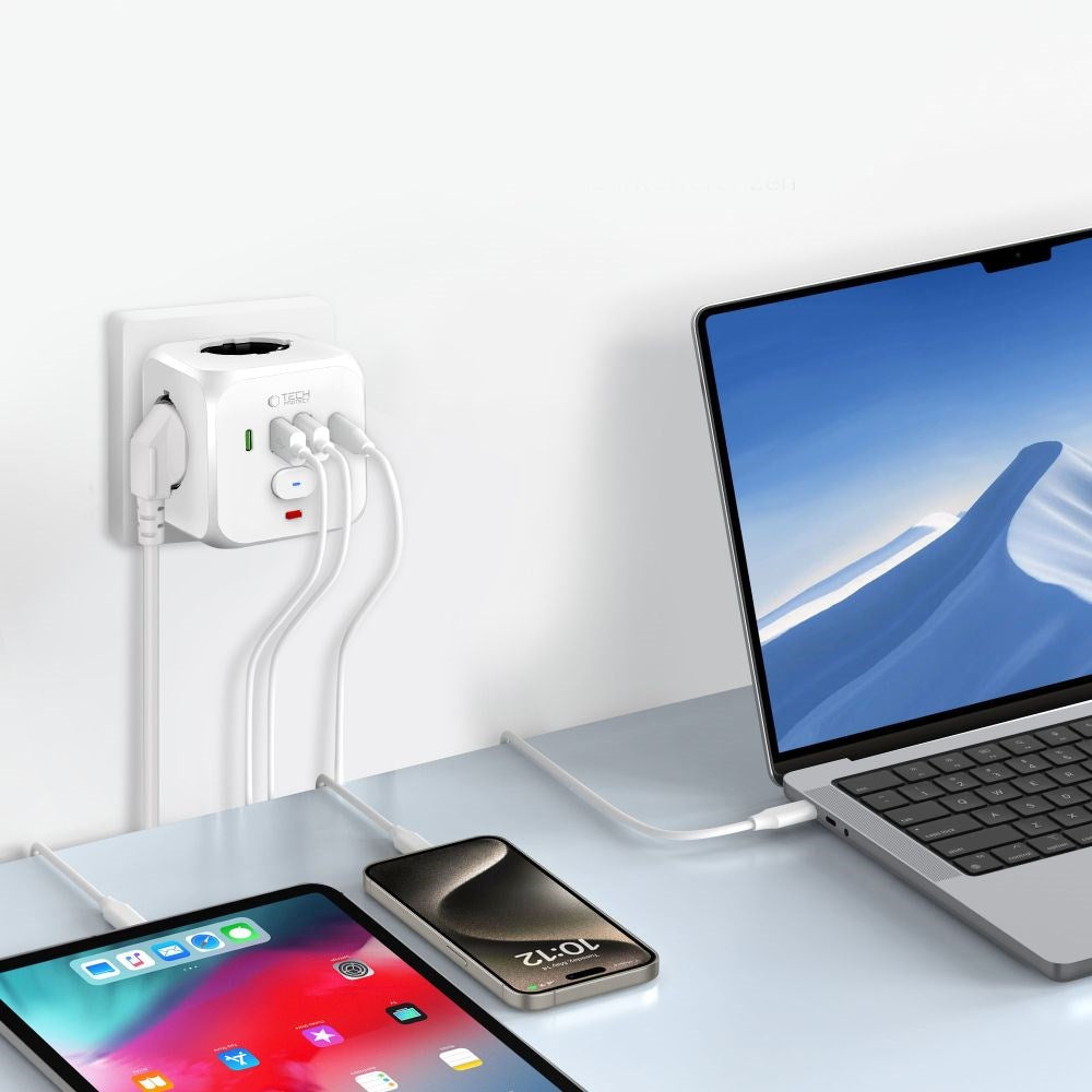 Tech-Protect Multi Ladedokking for Flere Elektroniske Enheter