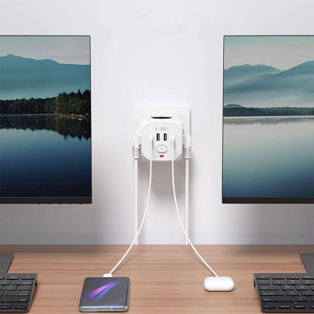Tech-Protect Multi Ladedokking for Flere Elektroniske Enheter