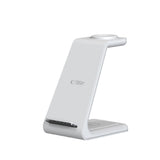 Tech-Protect QI15W-A36 Trådløs Lader med USB-C - 3-i-1 Funksjon - Hvit