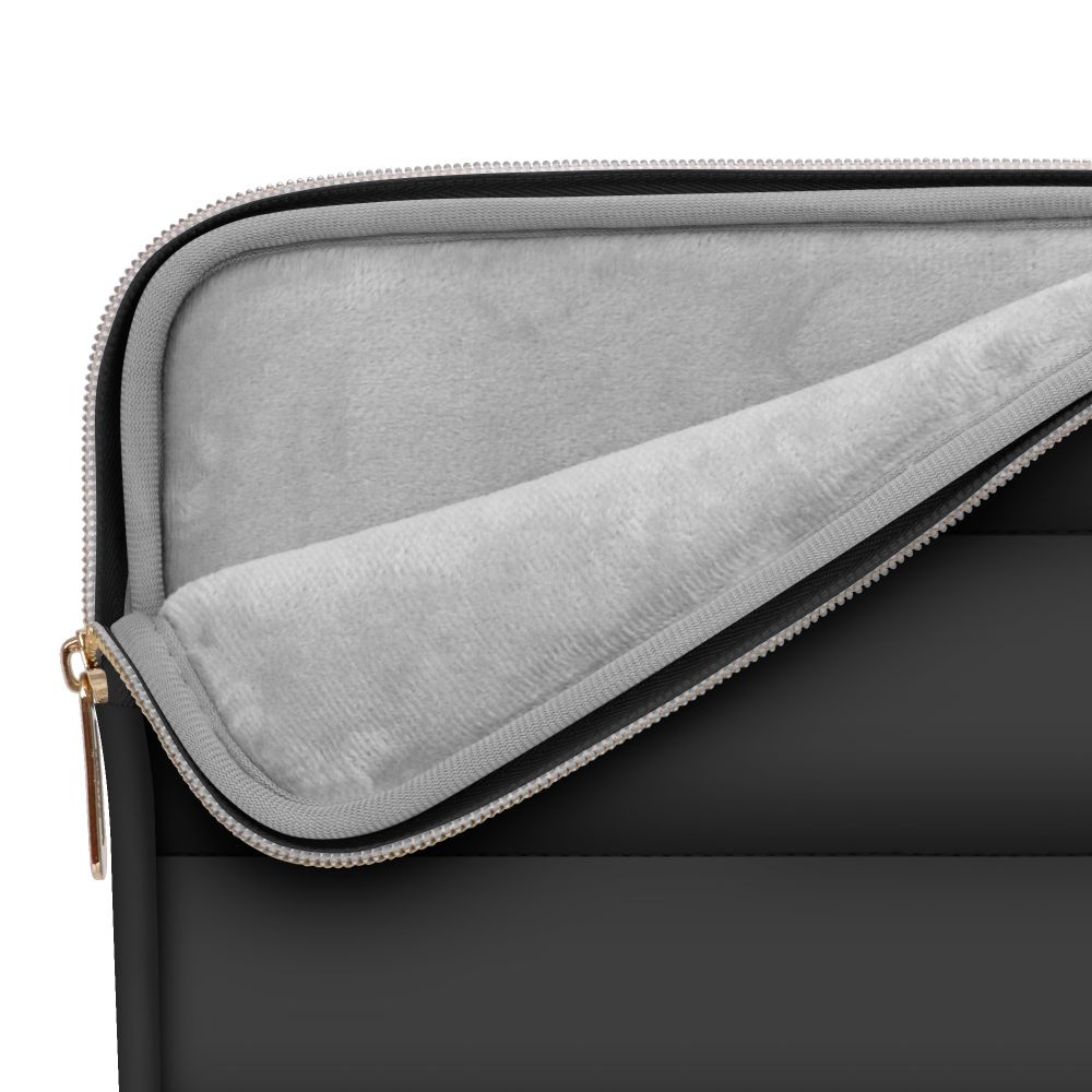 Tech-Protect Puffy MacBook / Laptop 15-16" Sleeve m. Liten Veske - Svart