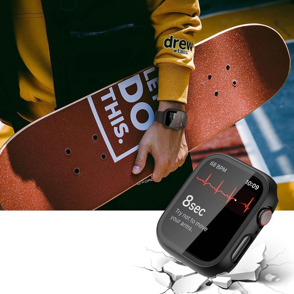 Apple Watch 11 / 10 Tech-Protect DEFENSE360 Smartwatch-deksel med skjermbeskytter - 46mm - Gjennomsiktig