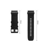 Universal Garmin 26mm QuickFit Tech-Protect Classic Nylon Reim - Svart