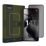 Xiaomi 14T / Xiaomi 14T Pro - HOFI Glass Pro+ Skjermbeskyttelse m. Privacy Funksjon - Case Friendly - Gjennomsiktig