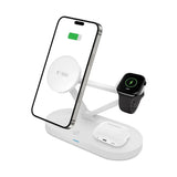 Tech-Protect 3-i-1 Magsafe Trådløs Lader QI 15W - Hvit