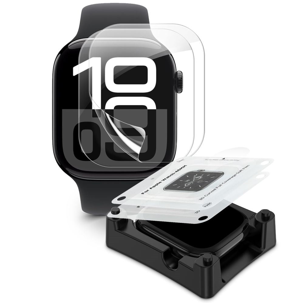 Tech-Protect Apple Watch 11 / 10 (42mm) Skjermbeskytter - Gjennomsiktig
