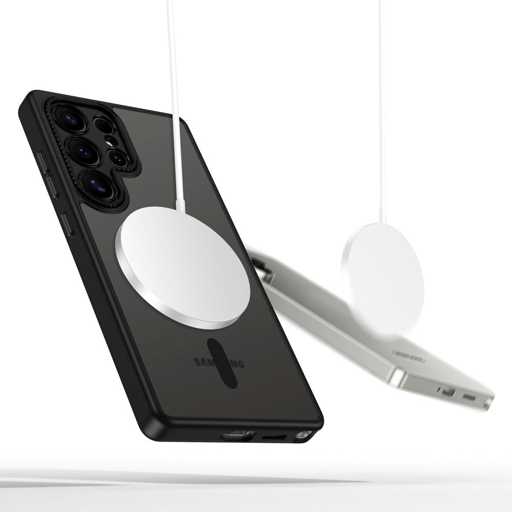 Samsung Galaxy S25 Ultra Tech-Protect MagCam Deksel - MagSafe Kompatibel - Matt Svart