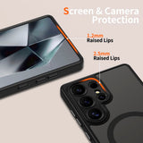 Samsung Galaxy S25 Ultra Tech-Protect MagCam Deksel - MagSafe Kompatibel - Matt Svart