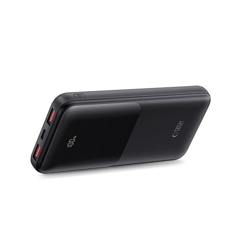 Tech-Protect Powerbank 10000mAh – Rask lading med 22.5W - Svart