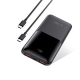 Tech-Protect Powerbank 10000mAh – Rask lading med 22.5W - Svart