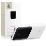 Tech-Protect Powerbank 10000mAh – Rask lading med 22.5W - Hvit