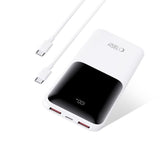 Tech-Protect Powerbank 10000mAh – Rask lading med 22.5W - Hvit