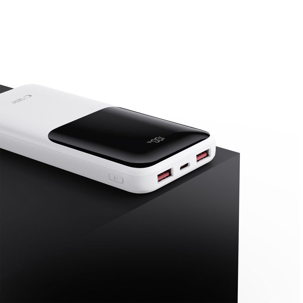 Tech-Protect Powerbank 10000mAh – Rask lading med 22.5W - Hvit