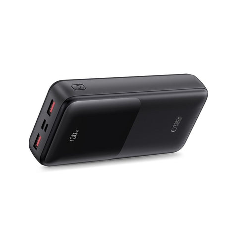Tech-Protect Powerbank 20000mAh – Rask lading med 22.5W - Svart