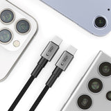 Tech-Protect Ultraboost DNA PD 100W/5A USB-C til USB-C-Kabel 3m - Svart / Mørkegrå