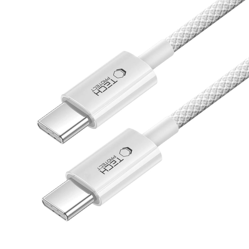 Tech-Protect Ultraboost Lite 60W / 3A USB-C til USB-C-Kabel 2m - Grå