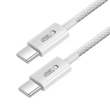 Tech-Protect Ultraboost Lite 60W / 3A USB-C til USB-C-Kabel 2m - Grå