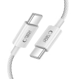 Tech-Protect Ultraboost Lite 60W / 3A USB-C til USB-C-Kabel 2m - Grå