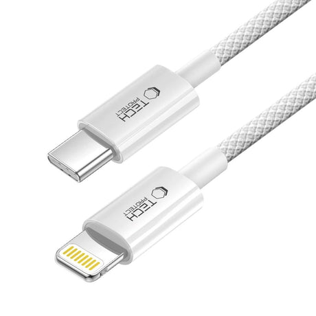 Tech-Protect Ultraboost Lite 27W / 3A Lightning til USB-C-Kabel 1m - Grå