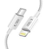 Tech-Protect Ultraboost Lite 27W / 3A Lightning til USB-C-Kabel 2m - Grå