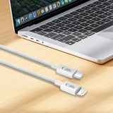 Tech-Protect Ultraboost Lite 27W / 3A Lightning til USB-C-Kabel 2m - Grå