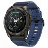 Universal Garmin 22mm QuickFit Tech-Protect Classic Nylon Reim - Blå