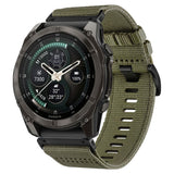 Universal Garmin 26mm QuickFit Tech-Protect Classic Nylon Reim - Grønn