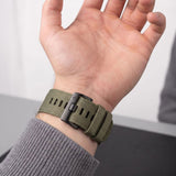 Universal Garmin 26mm QuickFit Tech-Protect Classic Nylon Reim - Grønn