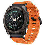 Universal Garmin 26mm QuickFit Tech-Protect Classic Nylon Reim - Oransje