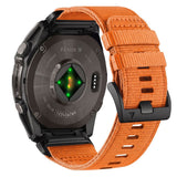 Universal Garmin 26mm QuickFit Tech-Protect Classic Nylon Reim - Oransje
