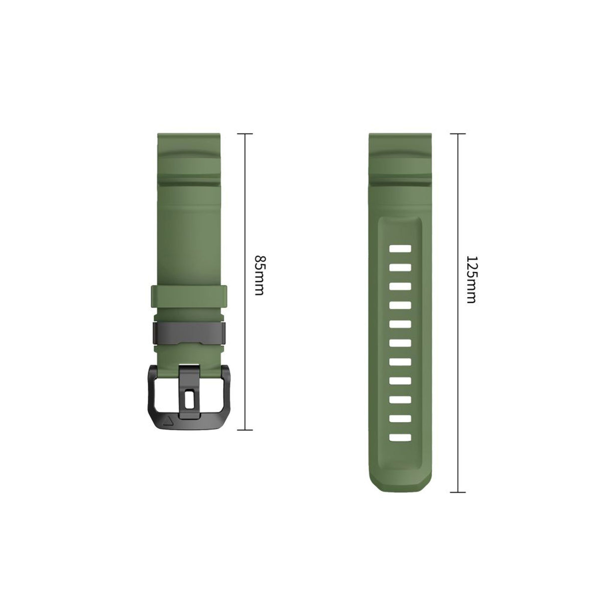 Universal Garmin 26mm QuickFit Tech-Protect Motion Klokkereim - Grønn