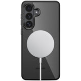 Samsung Galaxy S26 Tech-Protect MagMat Deksel - MagSafe Kompatibel - Gjennomsiktig / Svart