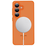 Samsung Galaxy S26 Tech-Protect MagMat Deksel - MagSafe Kompatibel - Matt Oransje