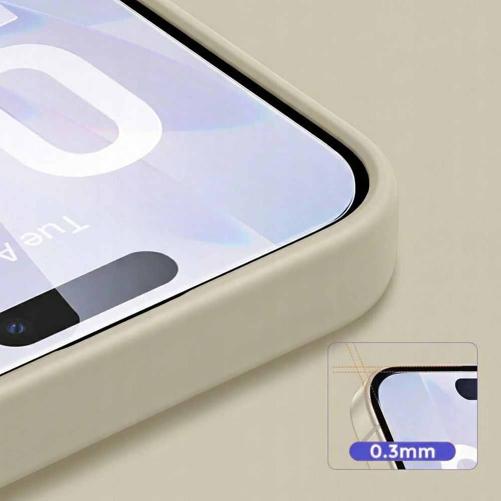 Google Pixel 10a / 9a Tech-Protect Glass Fit+ Herdet Skjermbeskyttelsesglass - 2 stk - Gjennomsiktig / Svart Kant