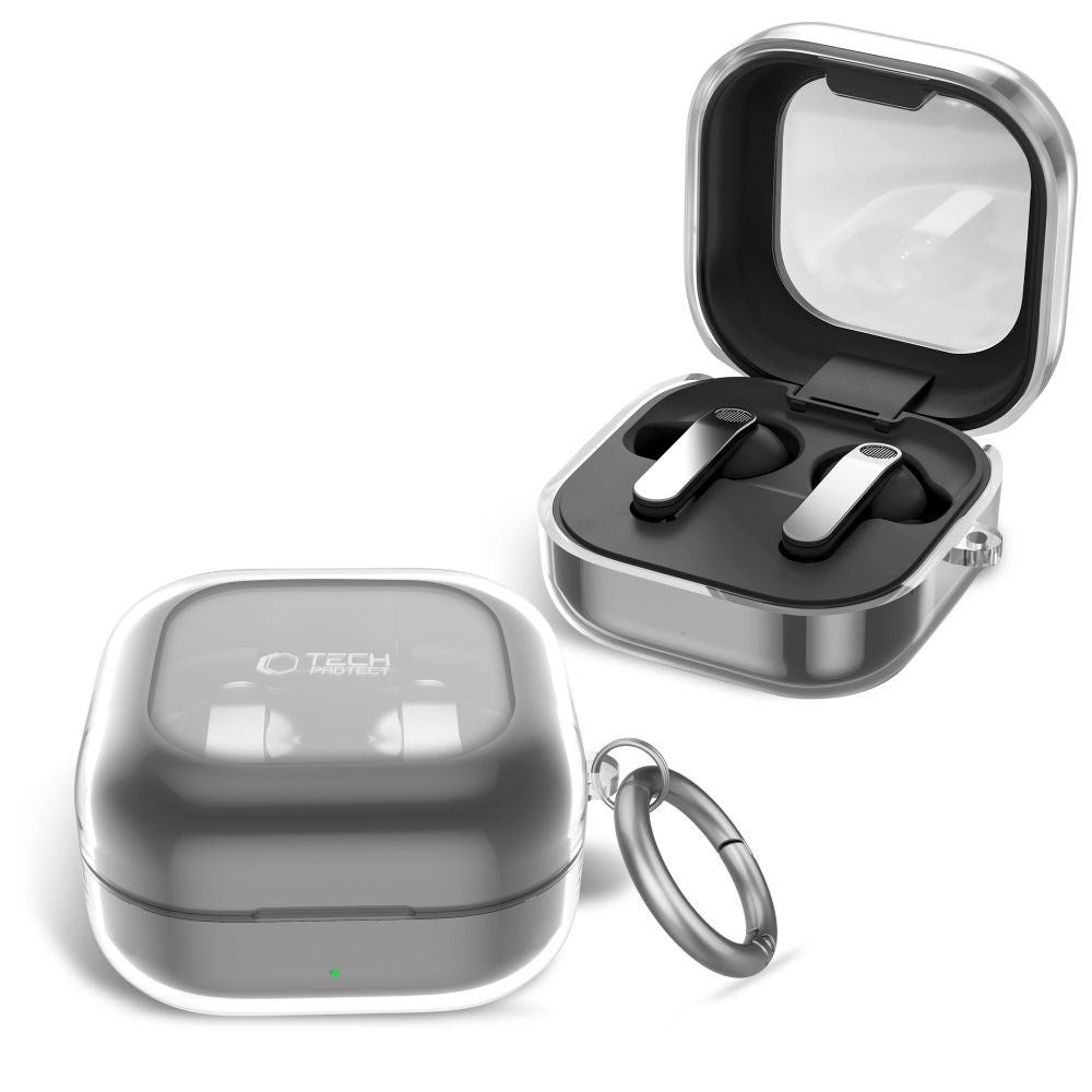Samsung Galaxy Buds 4 / 4 Pro Tech-Protect Flexair-Deksel - Gjennomsiktig