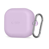 Samsung Galaxy Buds 4 / 4 Pro Tech-Protect Silikon Deksel m. Karabinkrok - Lilla