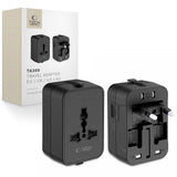 Tech-Protect TA300 Reiseadapter - EU / UK / US / AU - Svart