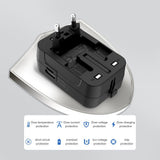 Tech-Protect TA300 Reiseadapter - EU / UK / US / AU - Svart