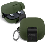 Samsung Galaxy Buds 4 / 4 Pro Tech-Protect Slim Hook Deksel - Grønn