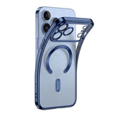 iPhone 18 Pro / 17 Pro Tech-Protect MagFlex Deksel - MagSafe Kompatibel - Blå / Gjennomsiktig