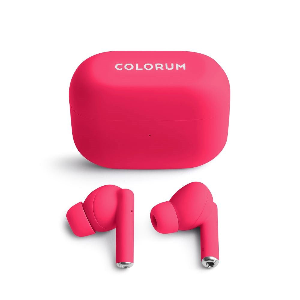 Colorum True Wireless Hodetelefoner - Magenta