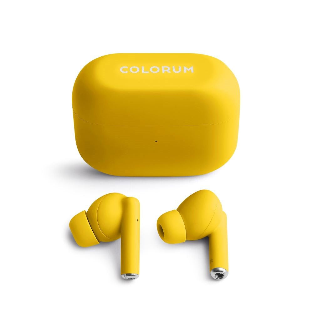 Colorum True Wireless Hodetelefoner - Yellow